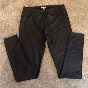 GB faux leather pants